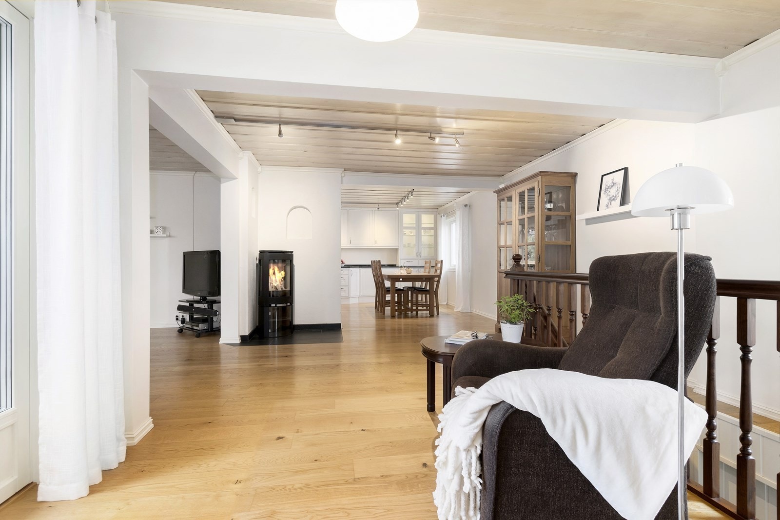 Vinkelstuen gjør det enkelt å møblere. Galleribilde