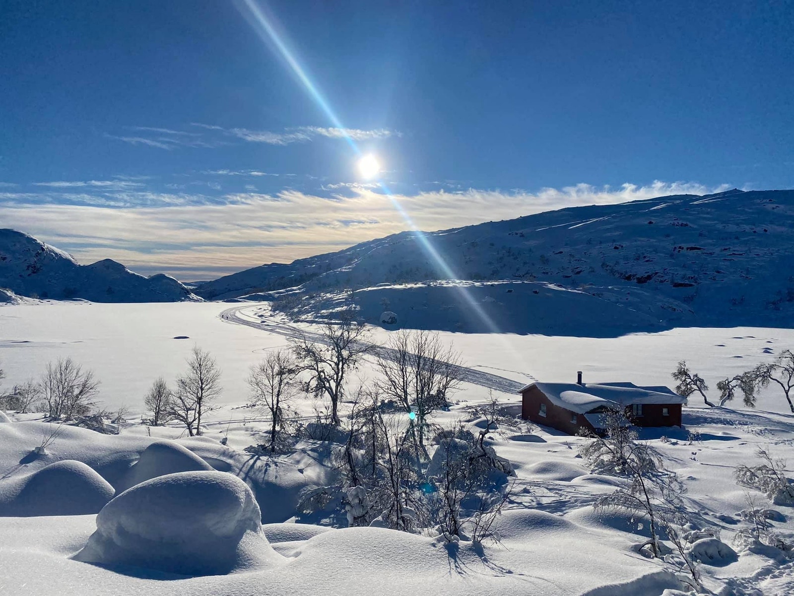 Blå Løype Galleribilde