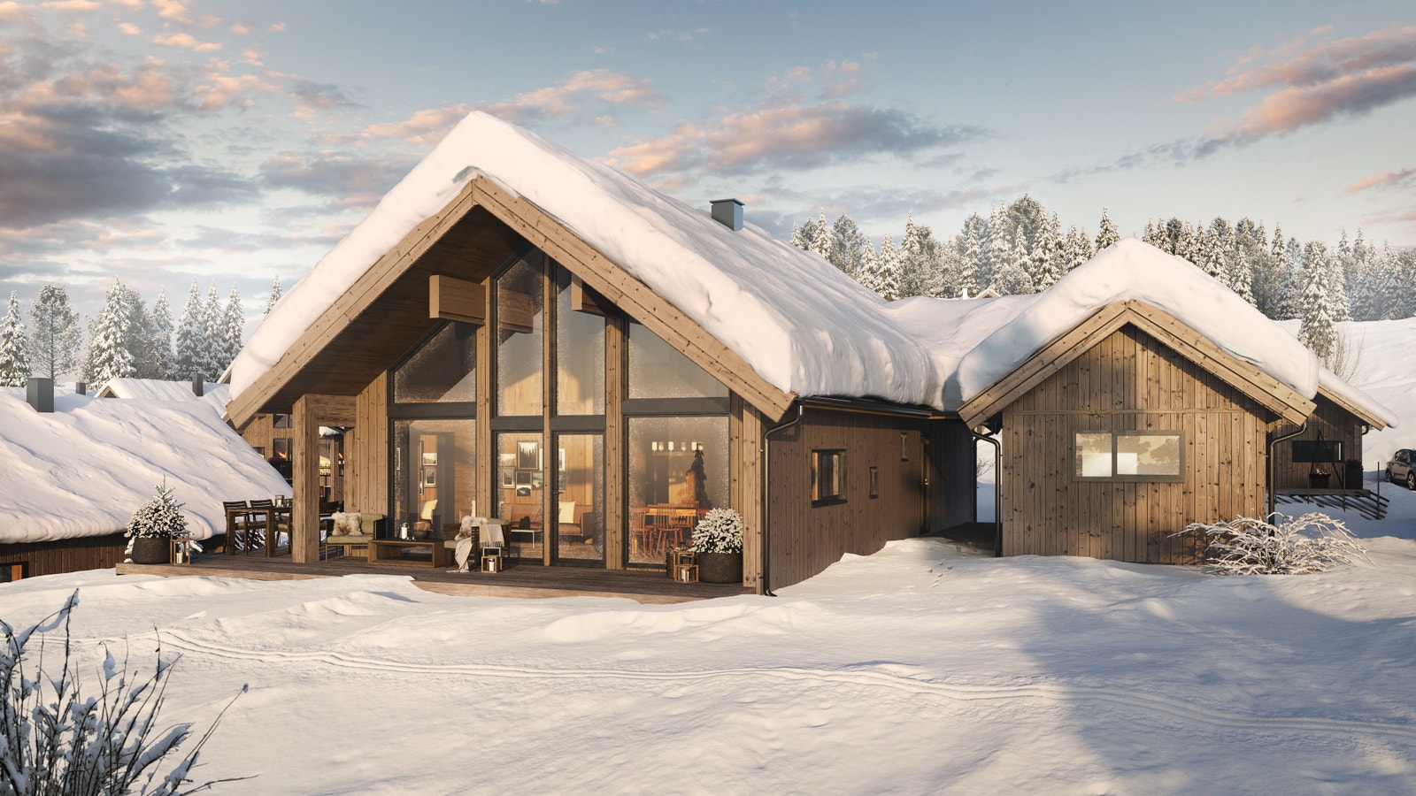 Hytte H - for plantegninger se prospekt vedlagt i annonsen eller www.storsteinlia.no Galleribilde