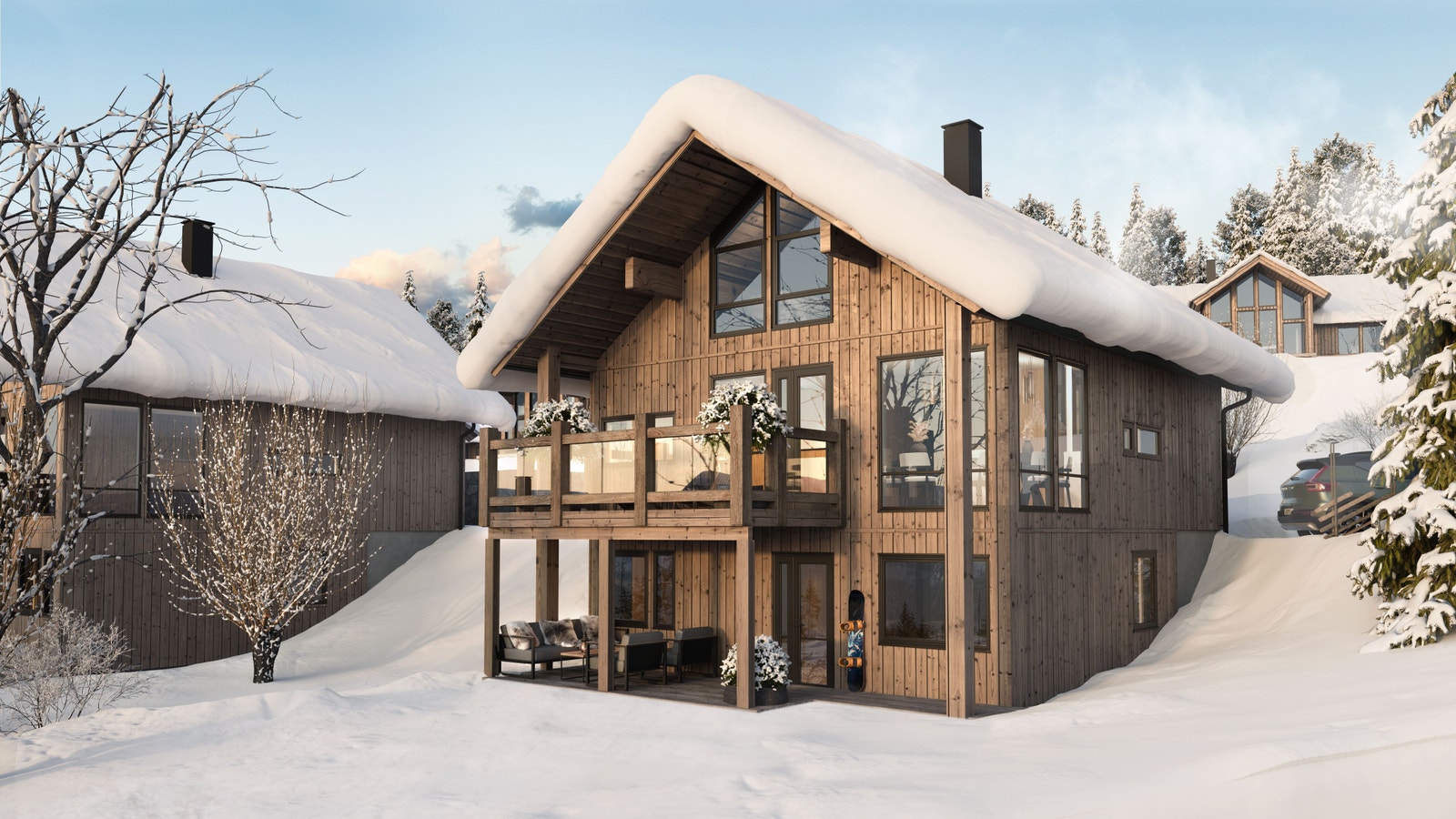 Hytte F - for plantegninger se prospekt vedlagt i annonsen eller www.storsteinlia.no Galleribilde