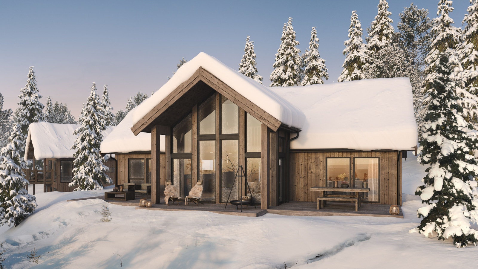 Hytte A - for plantegninger se prospekt vedlagt i annonsen eller www.storsteinlia.no Galleribilde