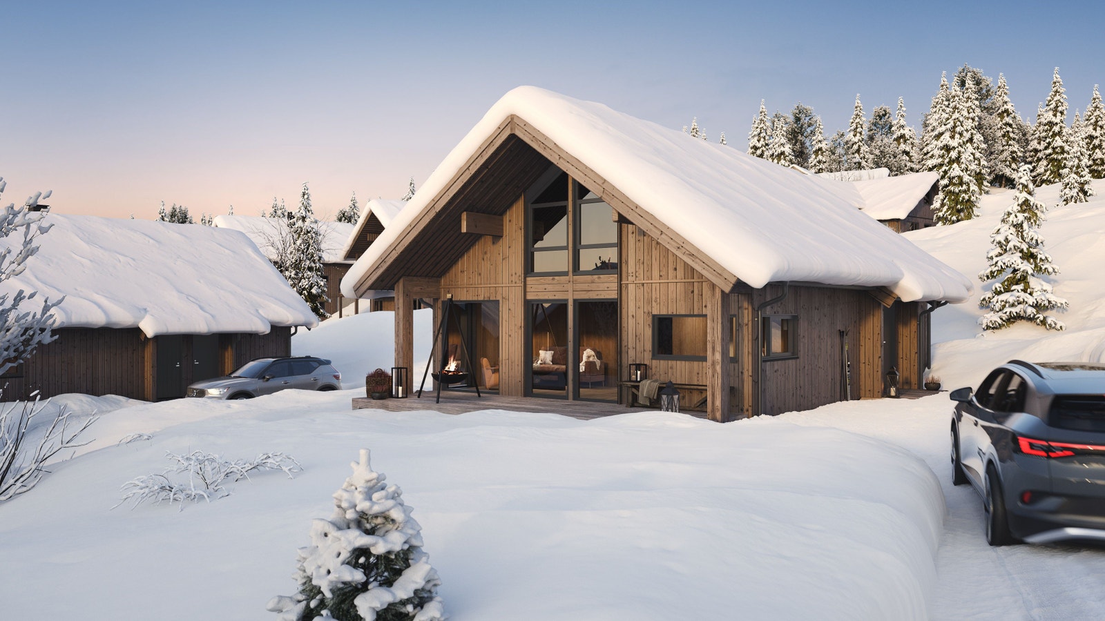 Hytte D - for plantegninger se prospekt vedlagt i annonsen eller www.storsteinlia.no Galleribilde