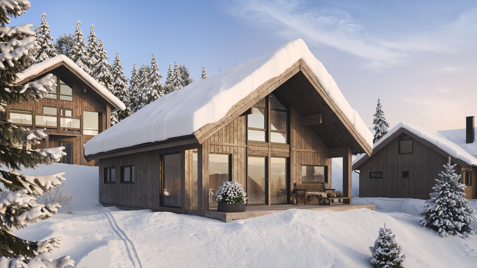 Hytte C - for plantegninger se prospekt vedlagt i annonsen eller www.storsteinlia.no Galleribilde