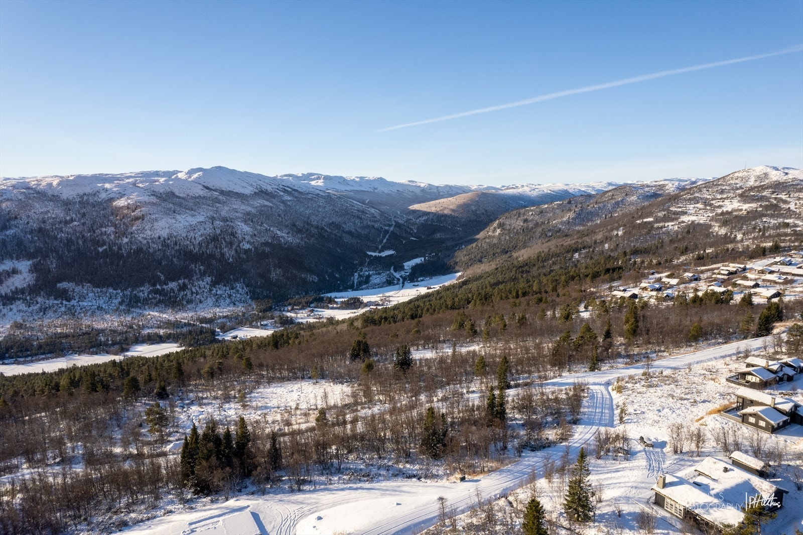 - Vakkert vinterlandskap - Galleribilde
