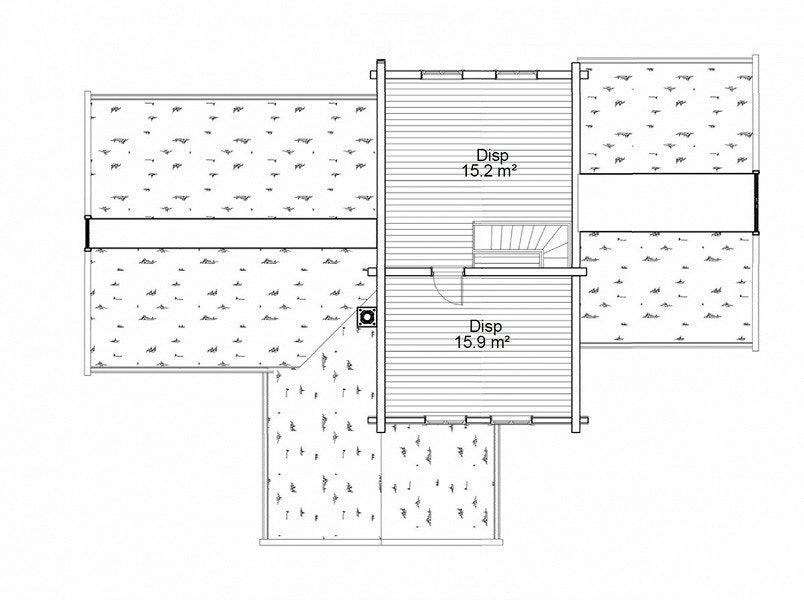 Plantegning 2.etg Galleribilde