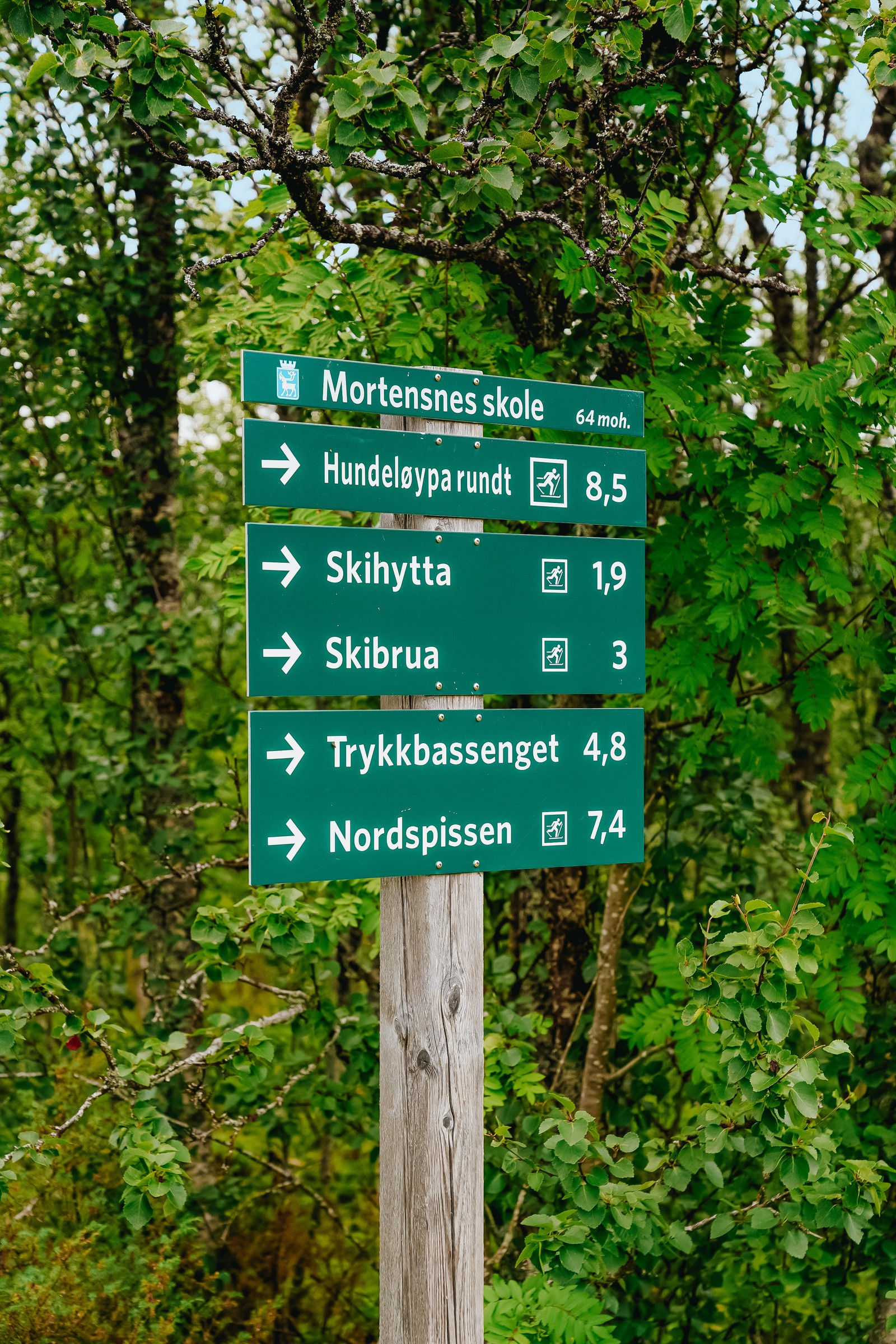 Nærhet til fine turstier og lysløypa
