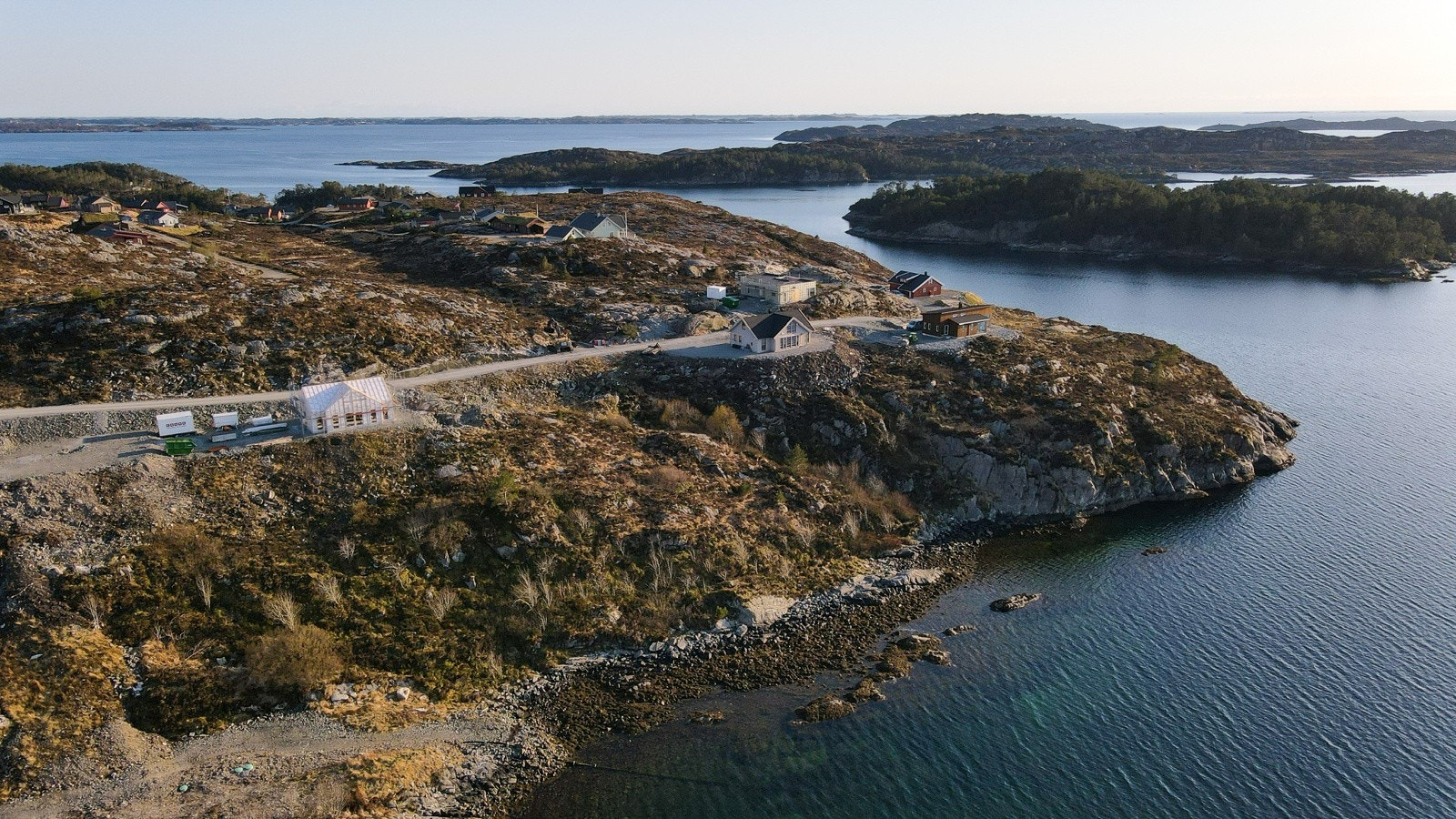 Det er igangsatt bygging på flere av tomtene i feltet. Galleribilde