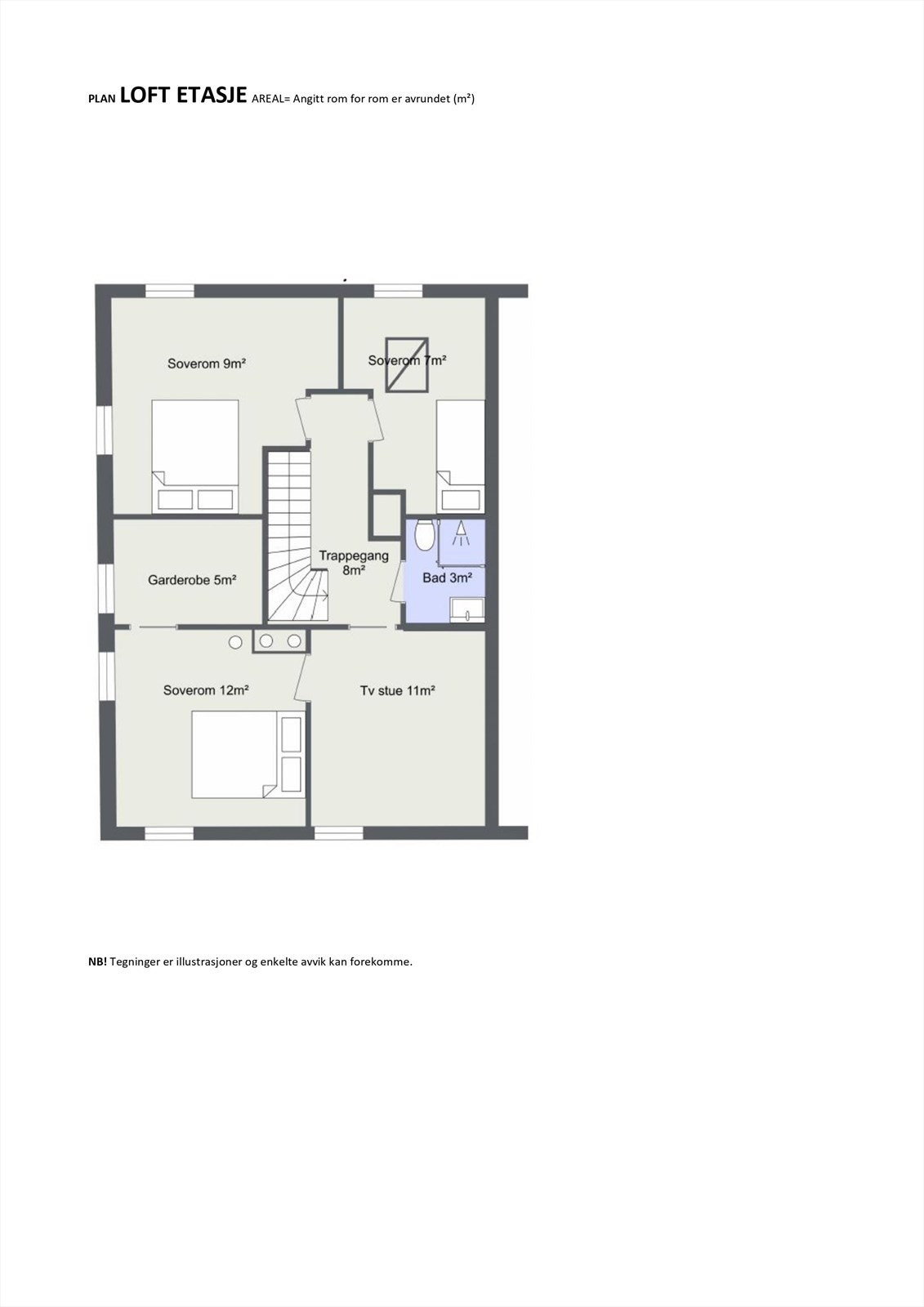 Øvre plan (4. etasje) Galleribilde