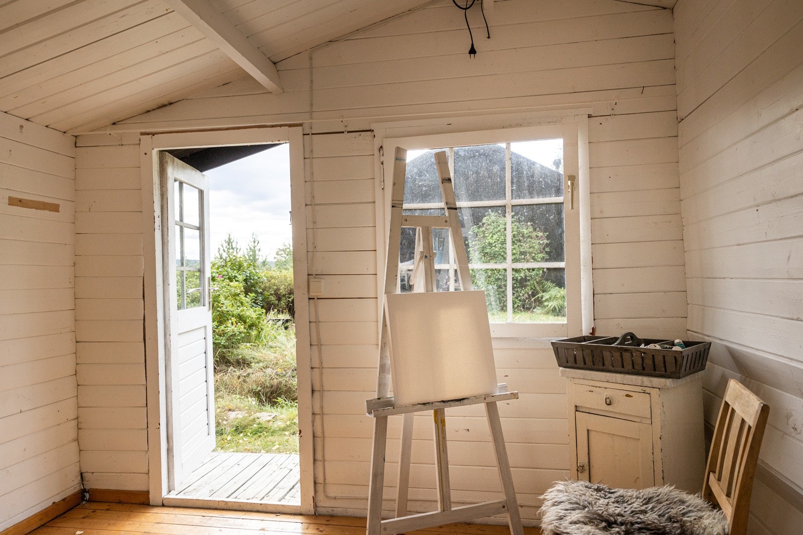 Annekset er brukt som et atelier. Galleribilde