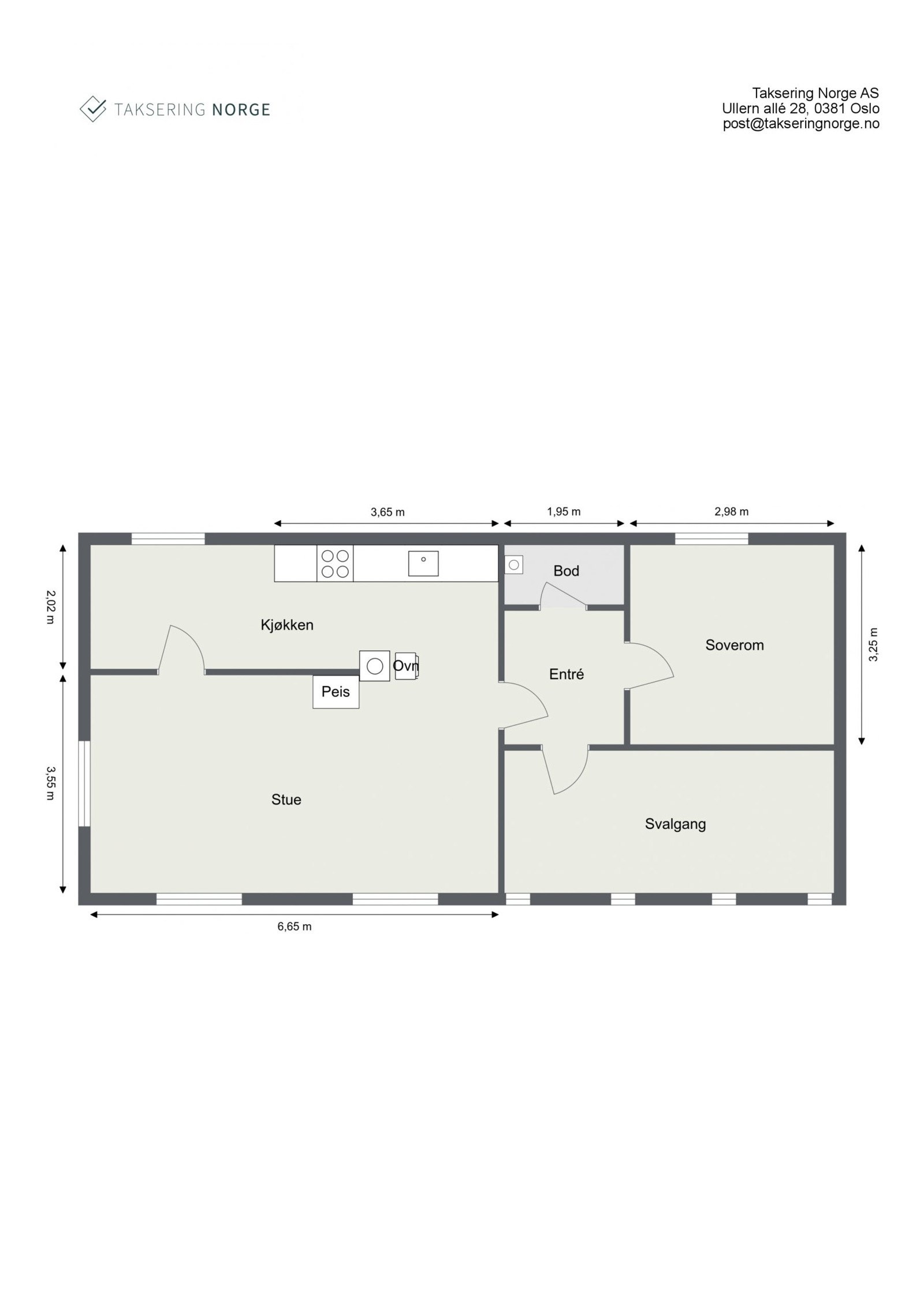 Plantegning 1. etasje. Galleribilde