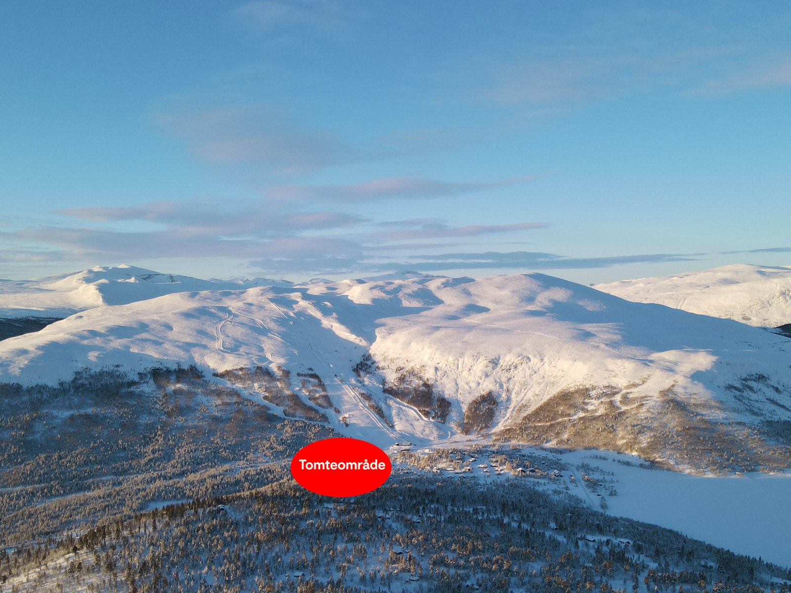 Tomtenes beliggenhet på Lemonsjøen Galleribilde