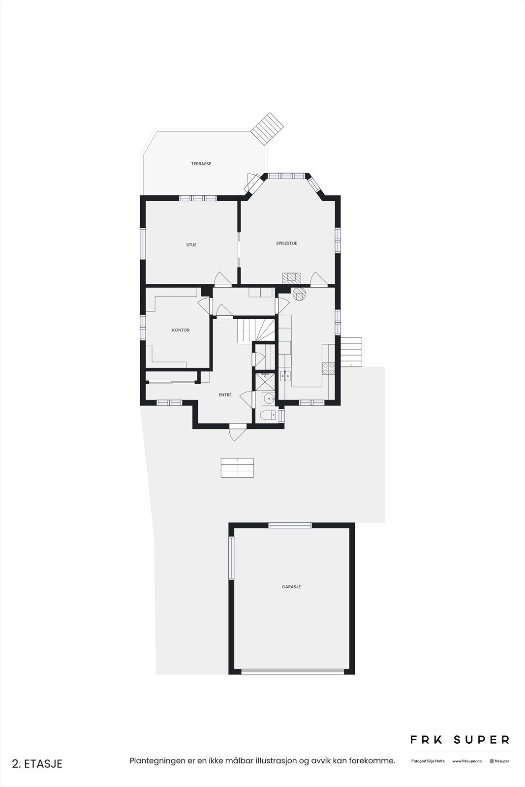 Plantegning hovedplan. Galleribilde