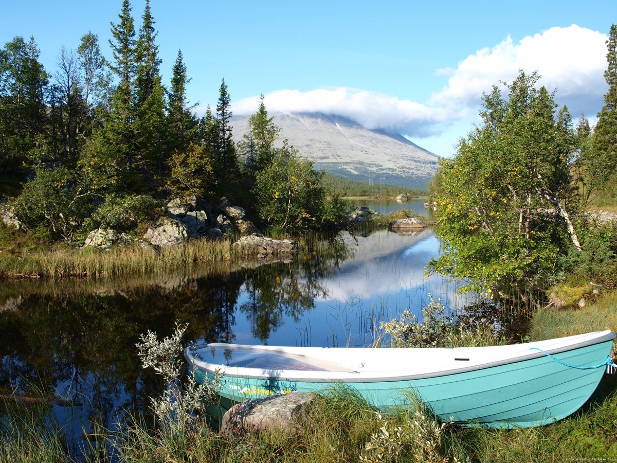 Kvitåvatn om sommeren Galleribilde