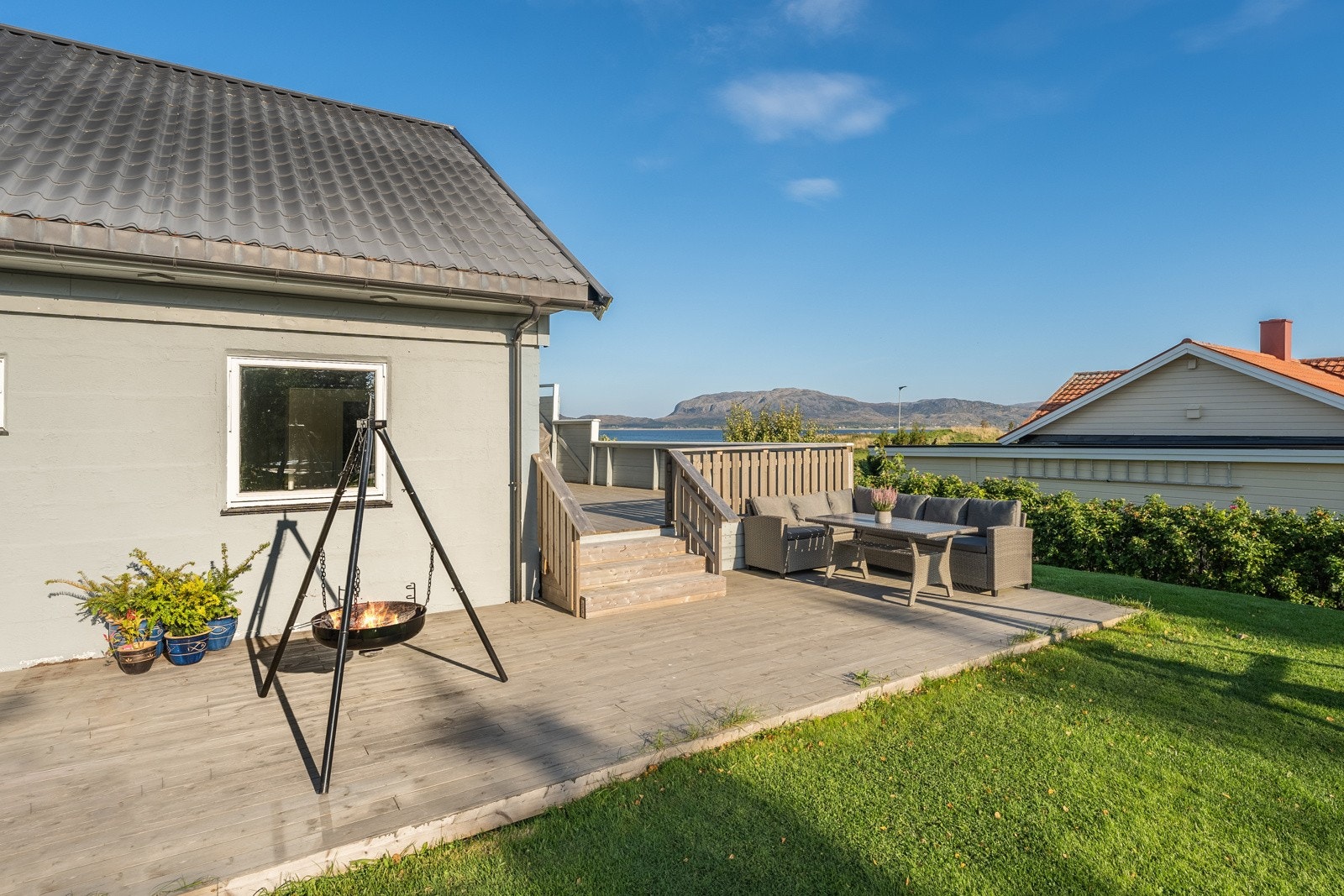 Terrasse og hage Galleribilde