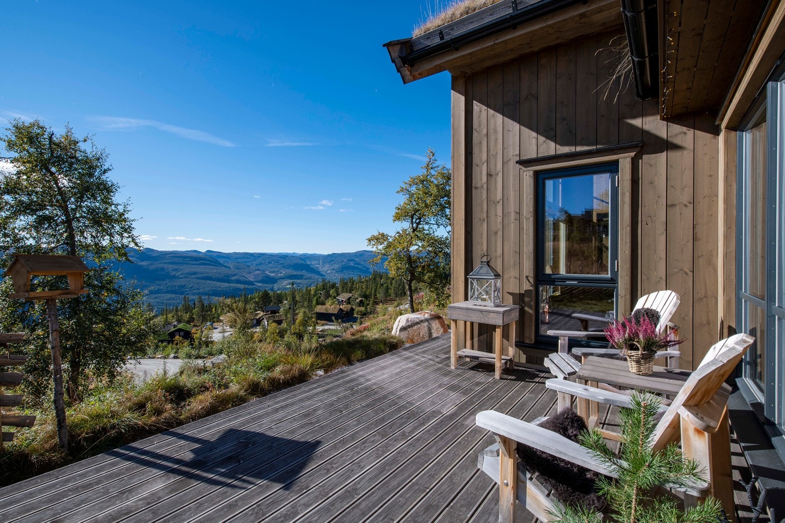 Fine uteområder med gode solforhold Galleribilde