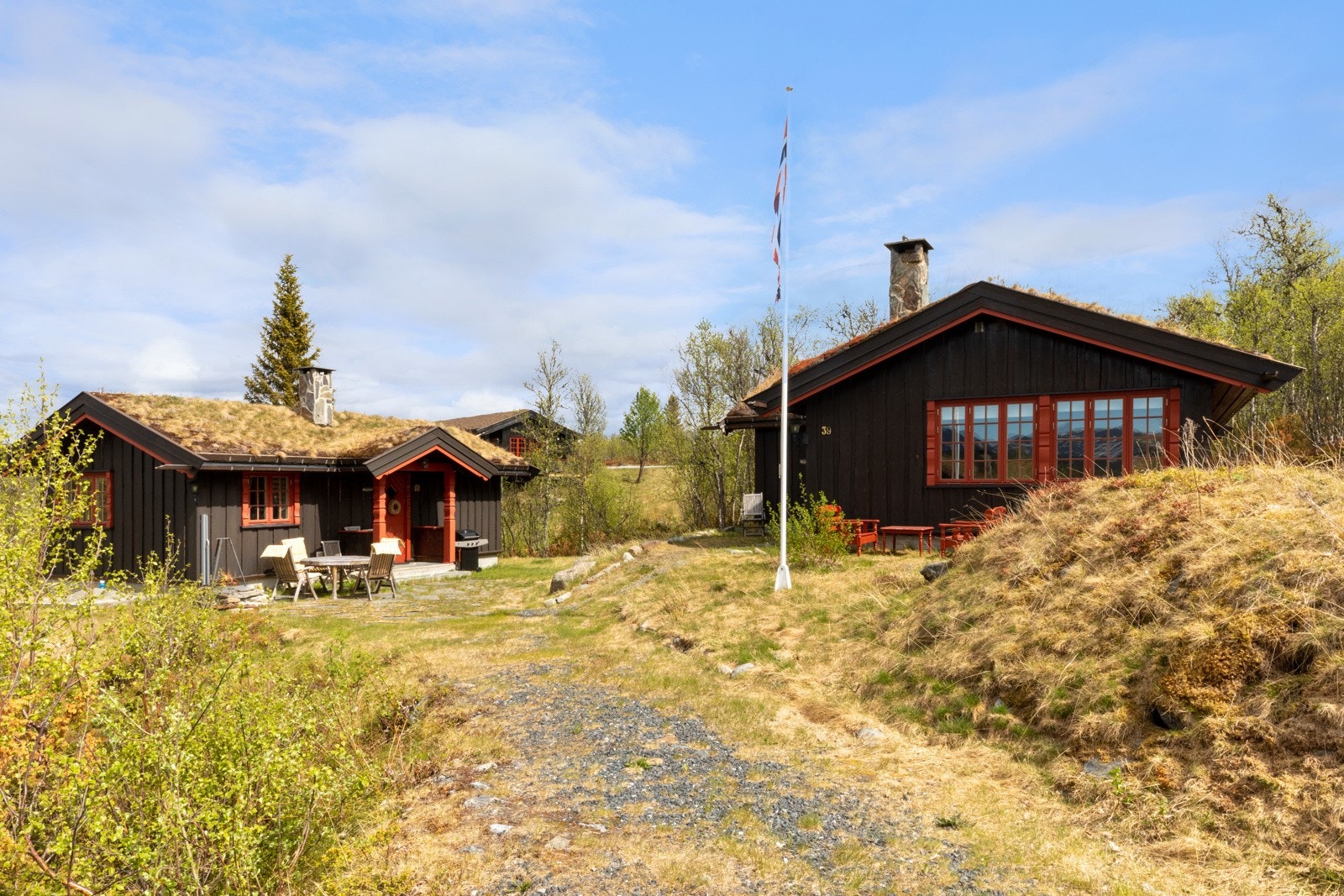 Eiendommen ligger på ca. 840 m.o.h Galleribilde