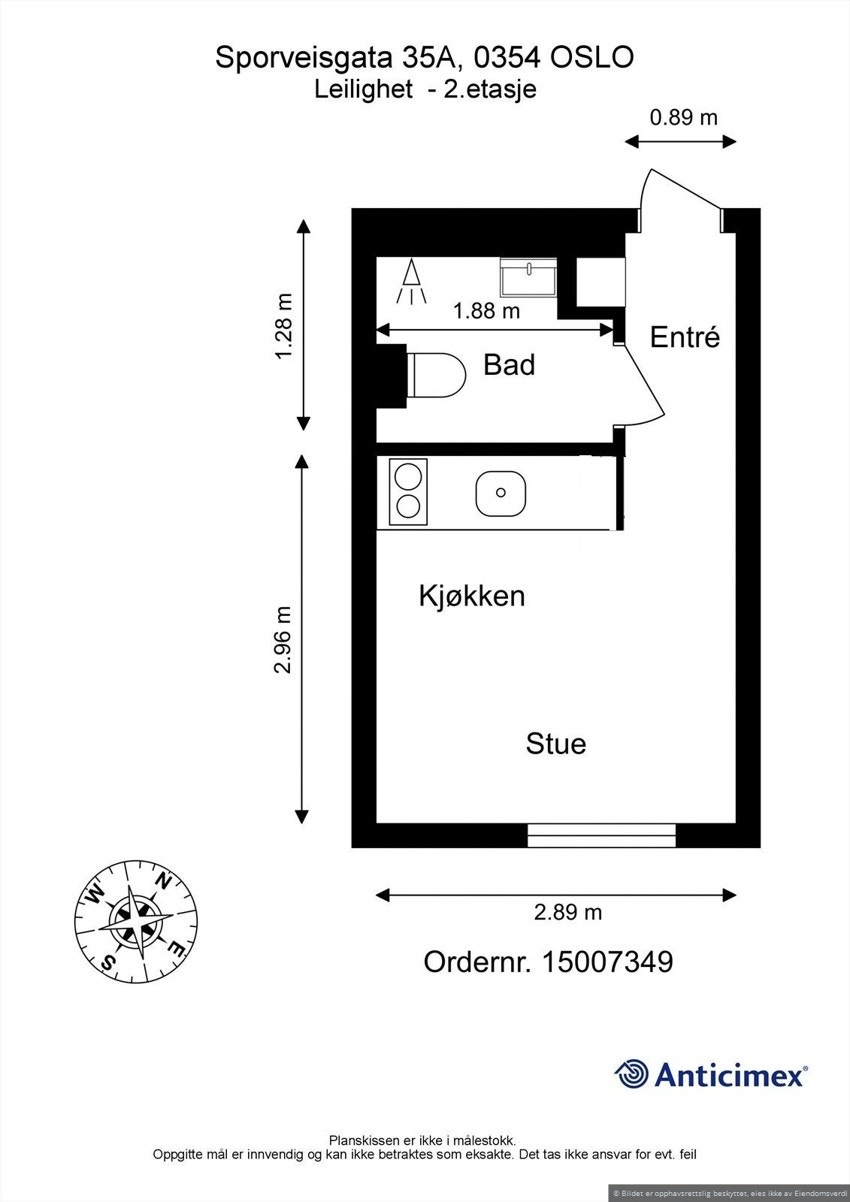 Plantegning Galleribilde