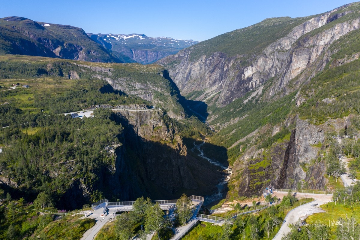 Utsiktsplatformer ved Vøringsfossen Galleribilde