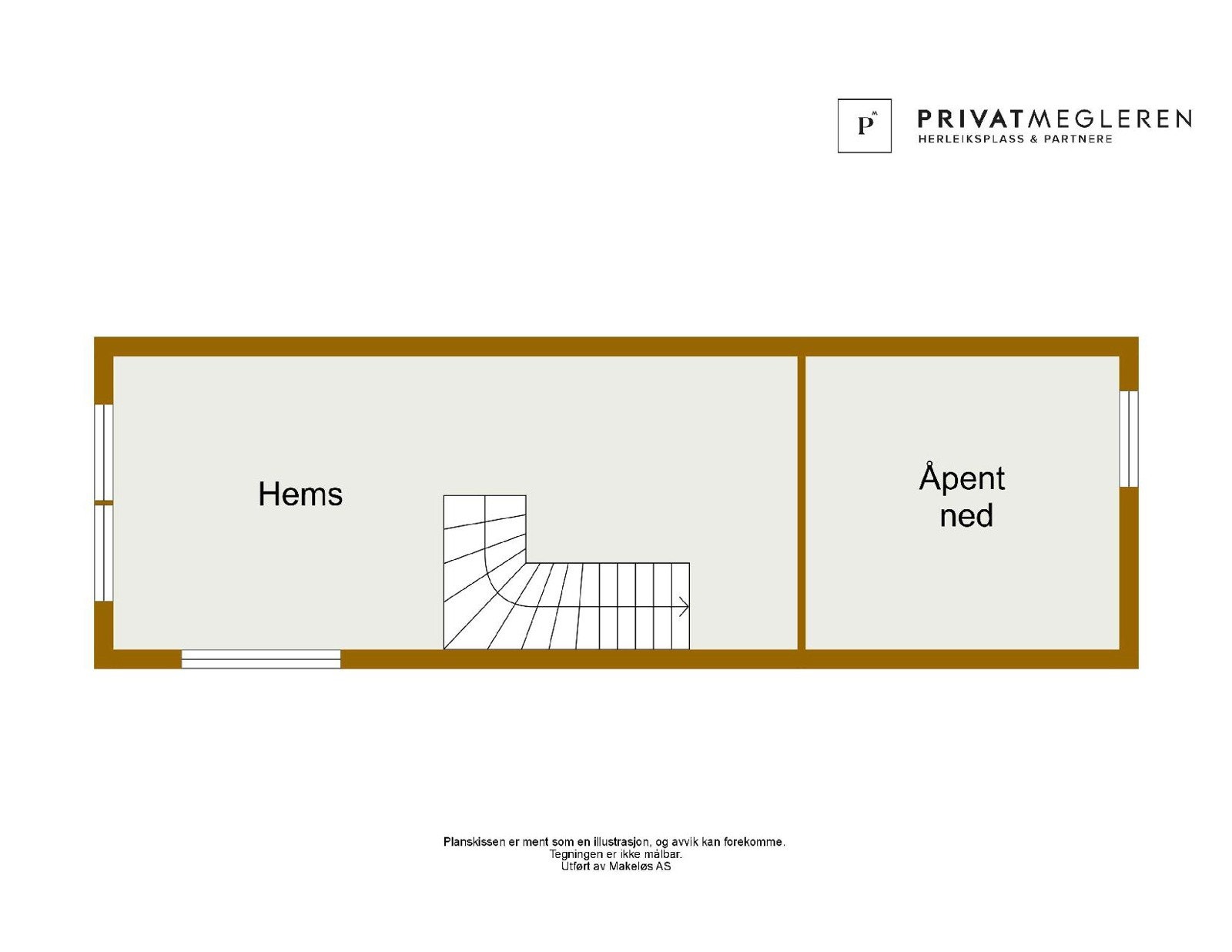 Plantegning hems. Avvik kan forekomme. Galleribilde