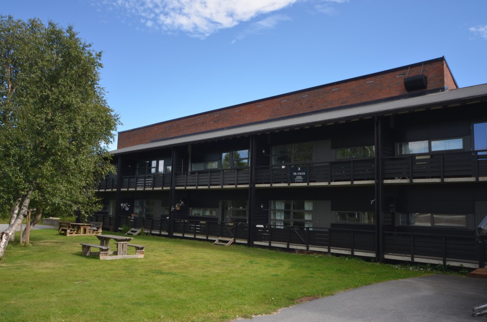 Fasade privat terrasse Galleribilde