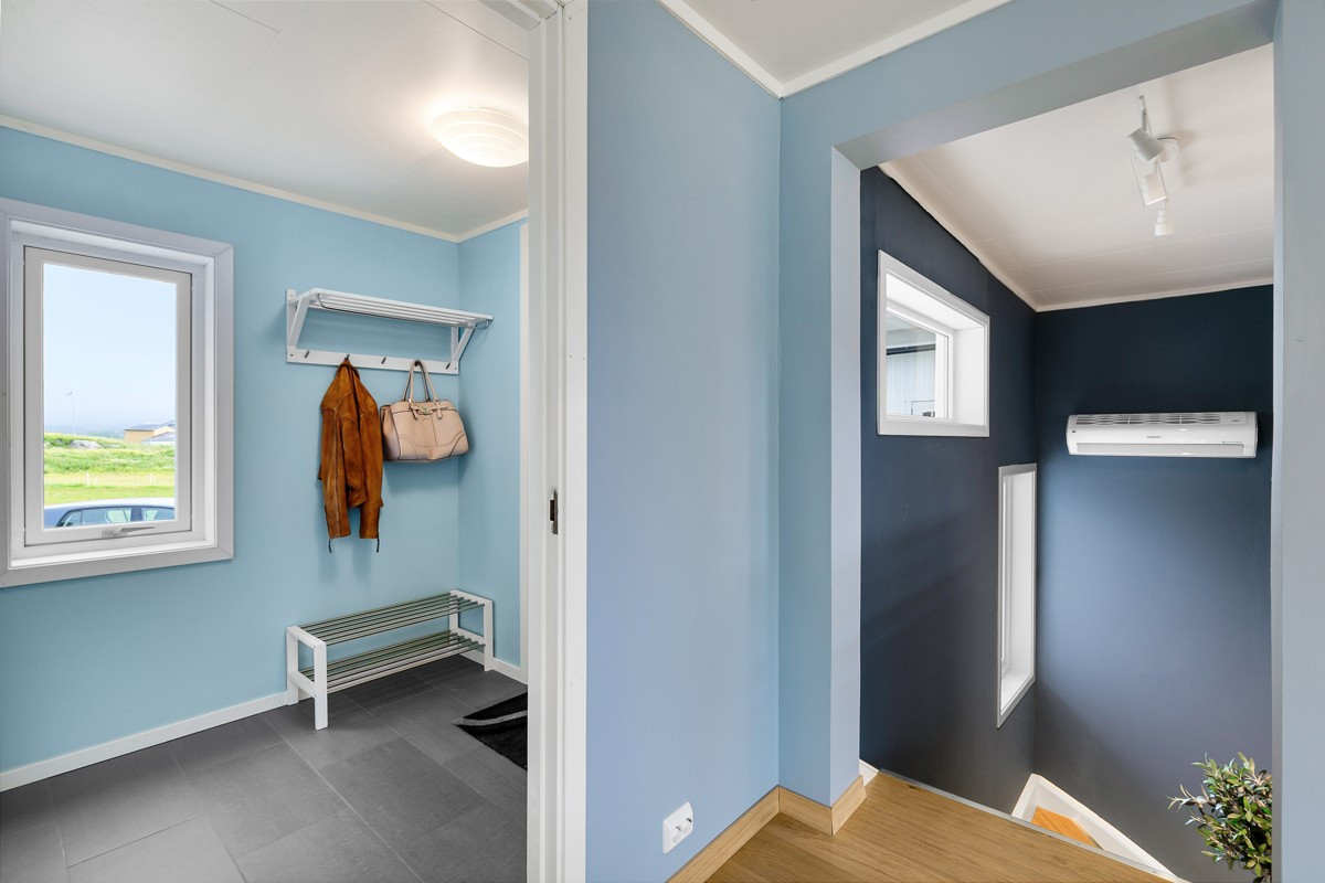 Entré på loftsetasje
