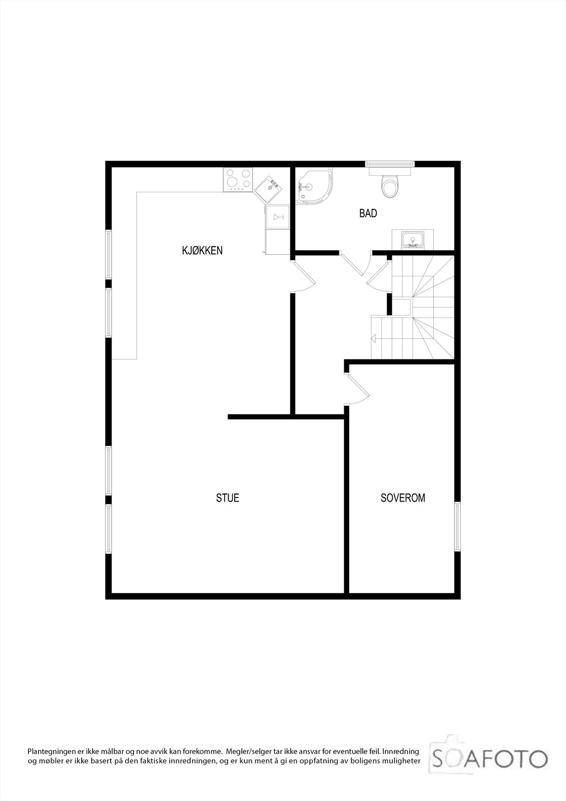 Plantegninger 2.etasje Galleribilde