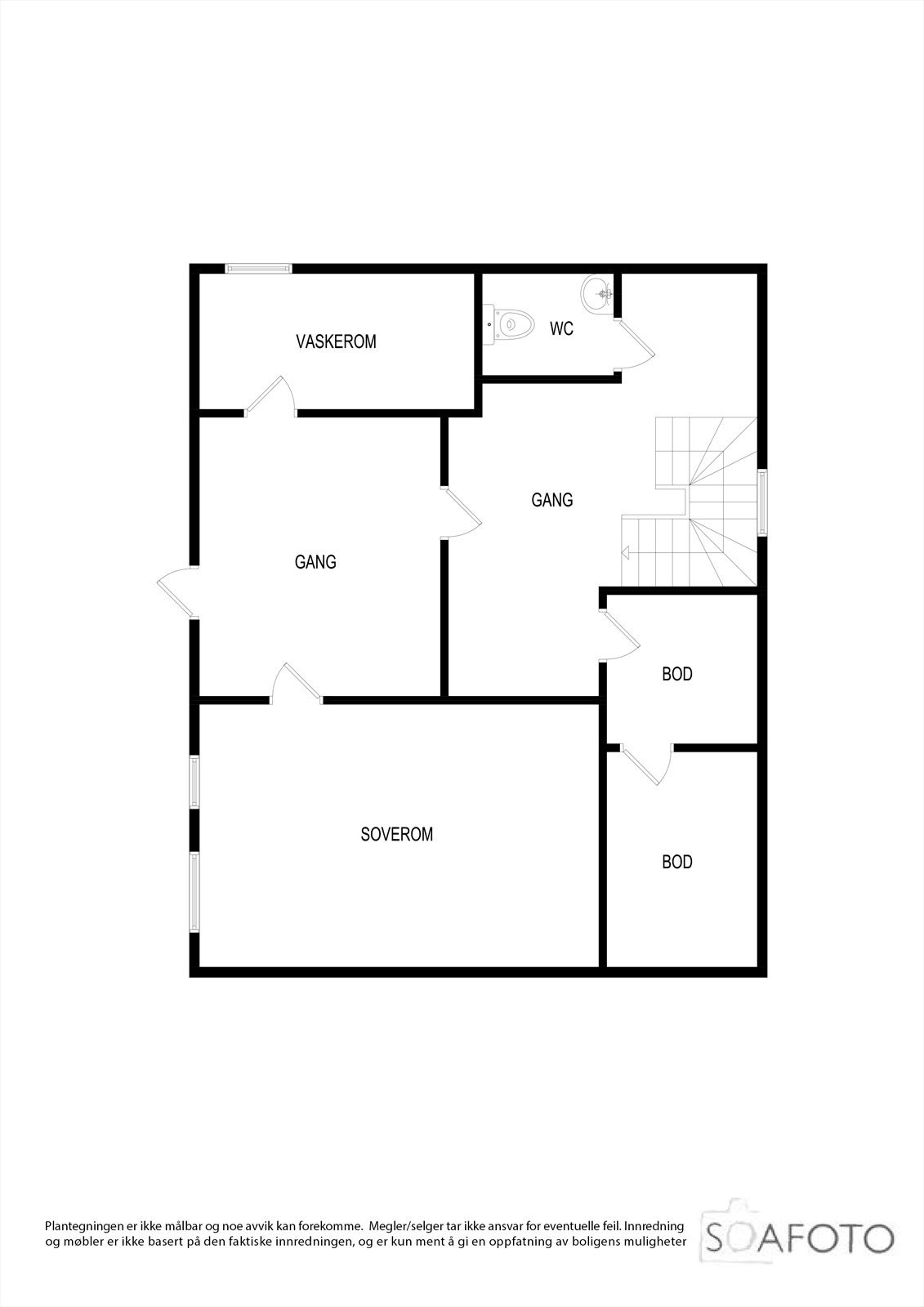 Plantegninger underetasje Galleribilde