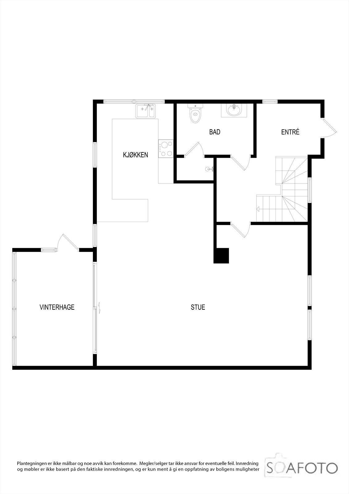 Plantegninger 1.etasje Galleribilde