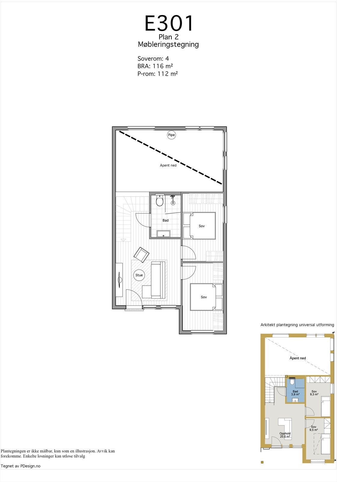E301 Plan 2 Galleribilde
