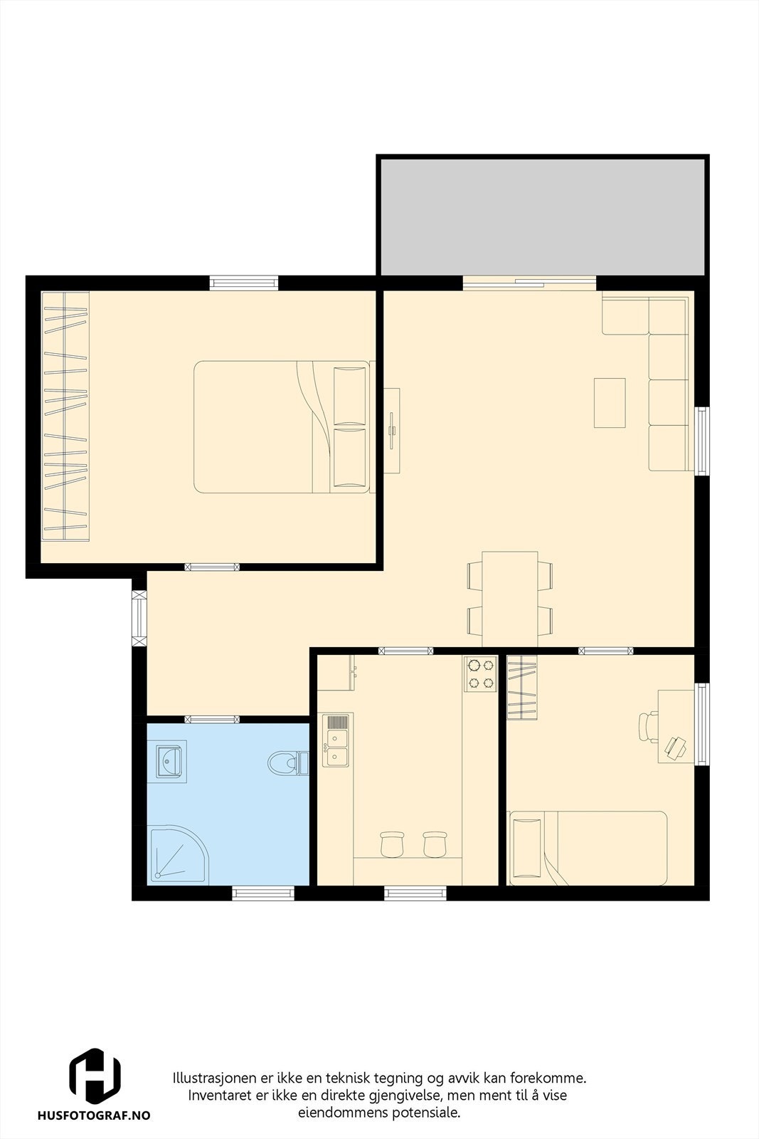 Plantegning Galleribilde