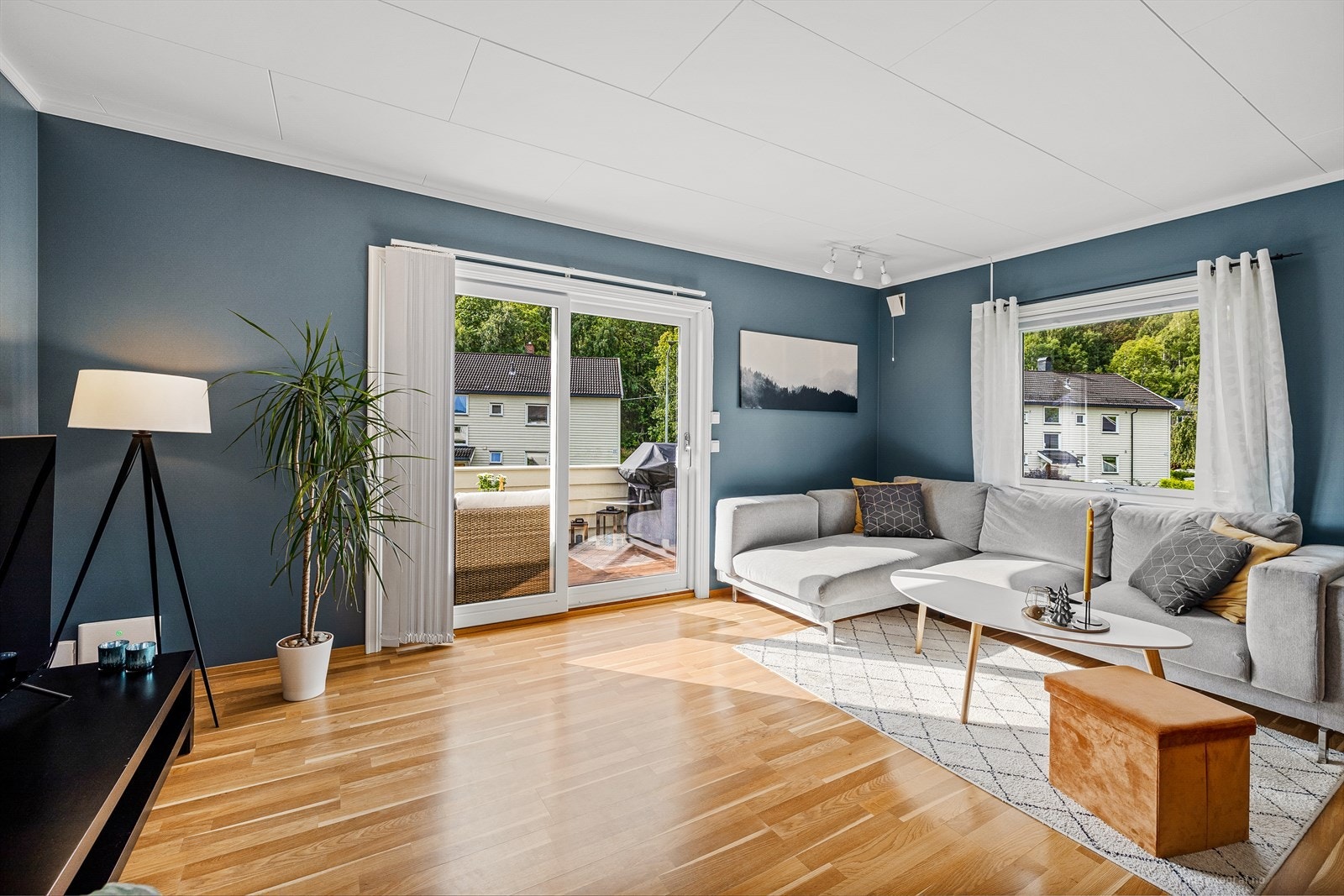 Stue med utgang til 10 kvm veranda Galleribilde