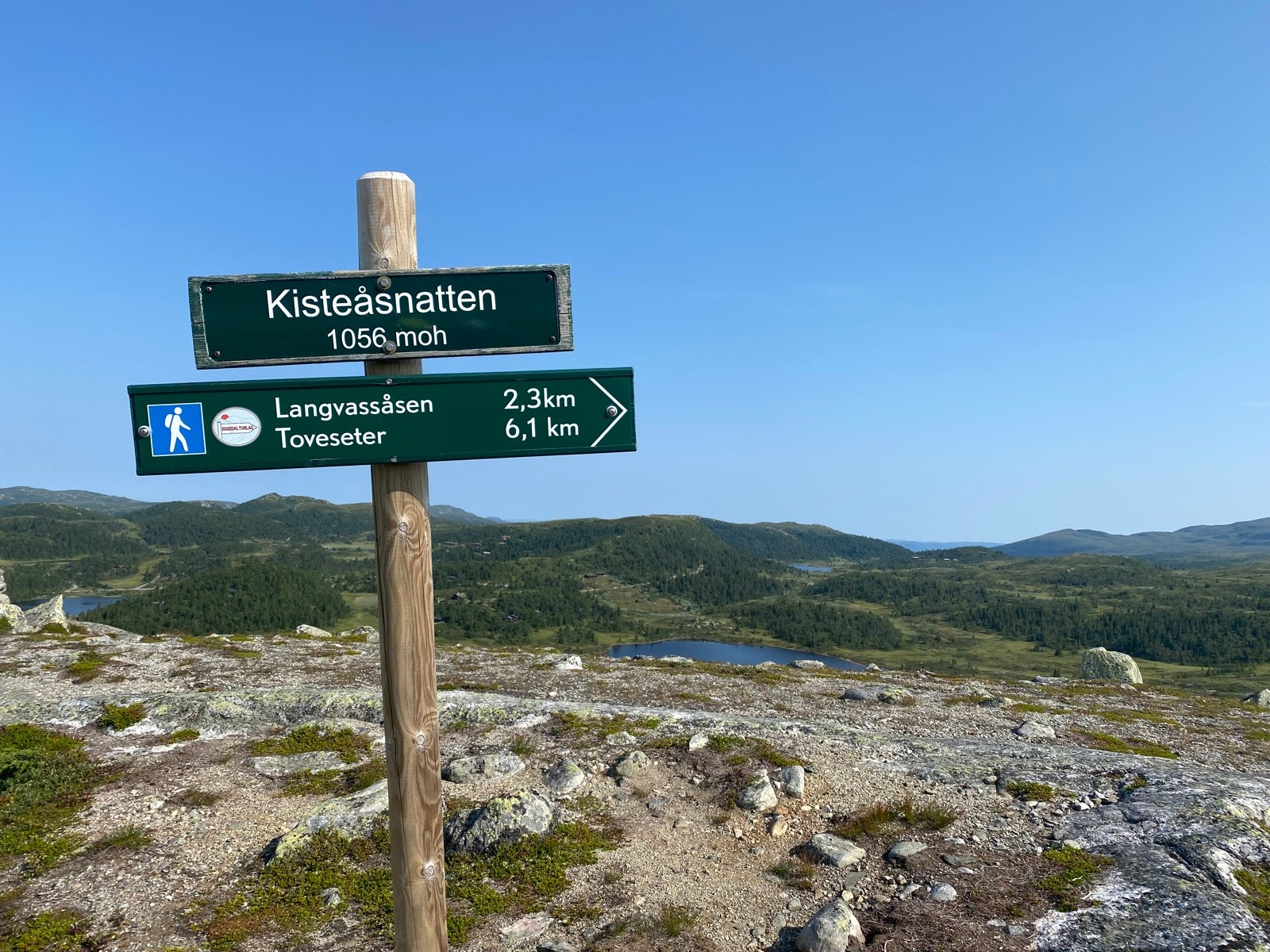Stiene og løyper er merket. Galleribilde