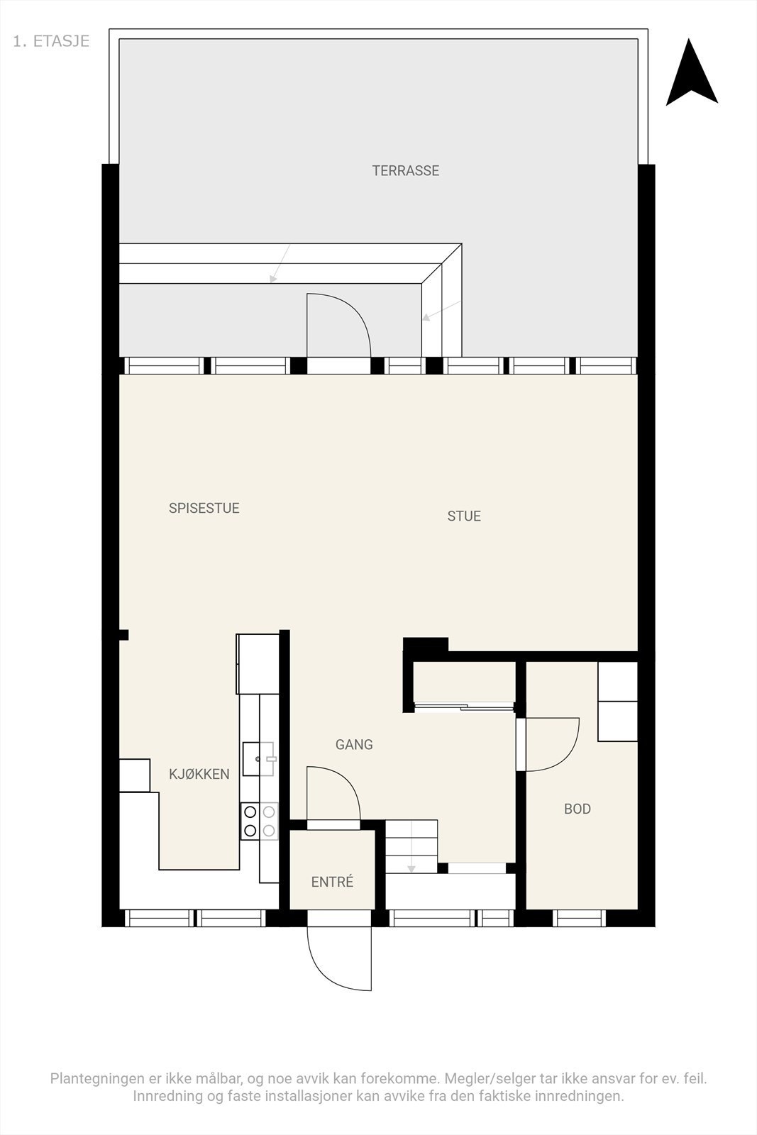 Plantegning Galleribilde