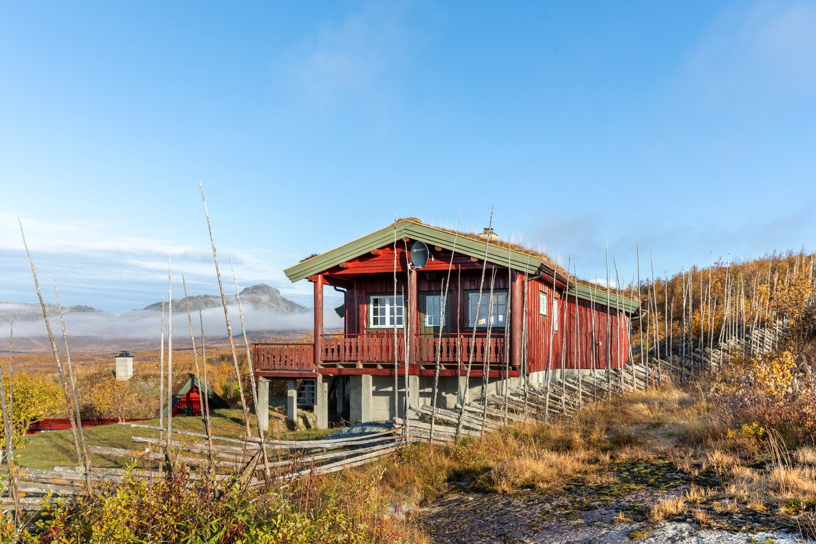Vakker utsikt og gode solforhold Galleribilde