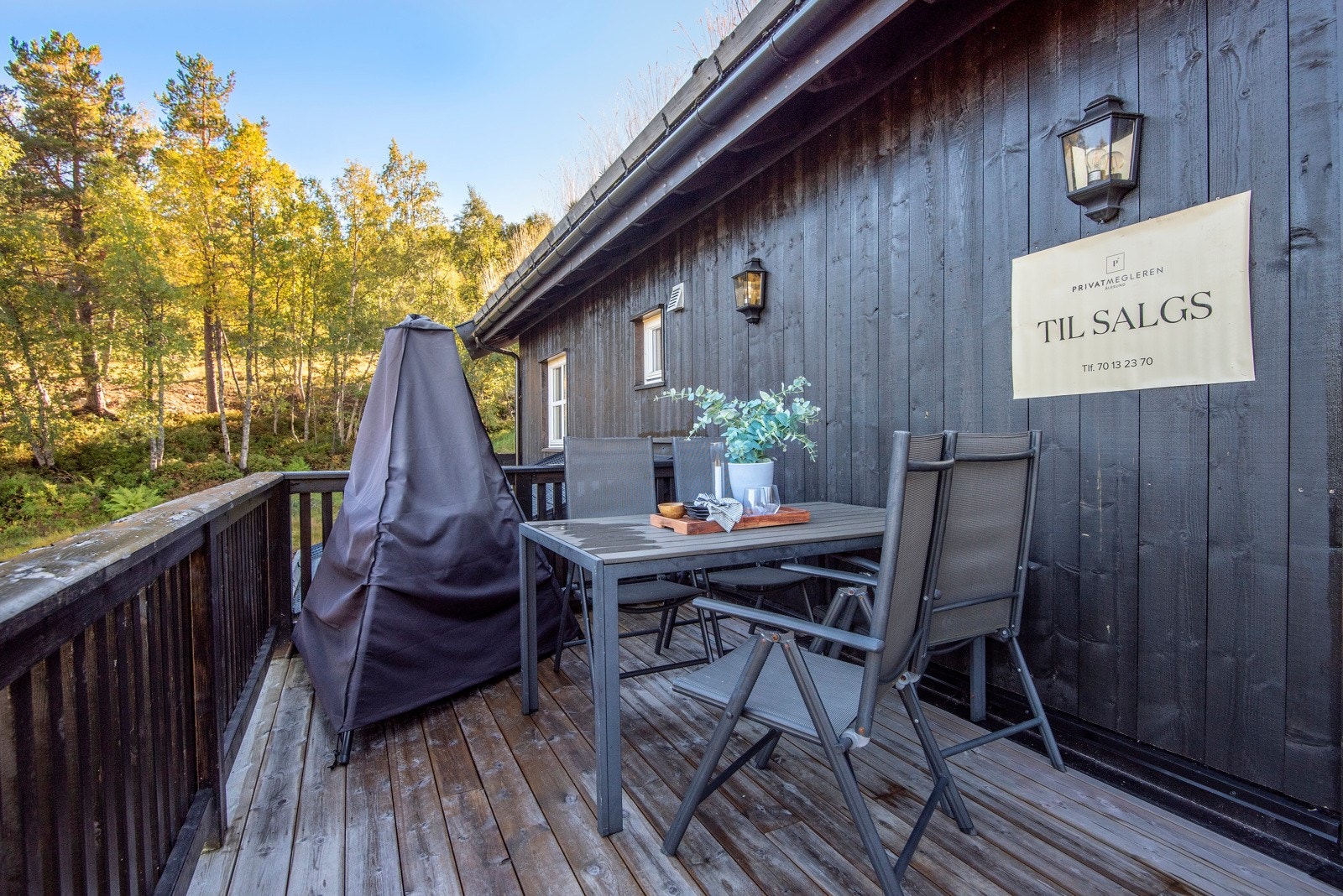 Her fra verandaen ved stuen. Galleribilde