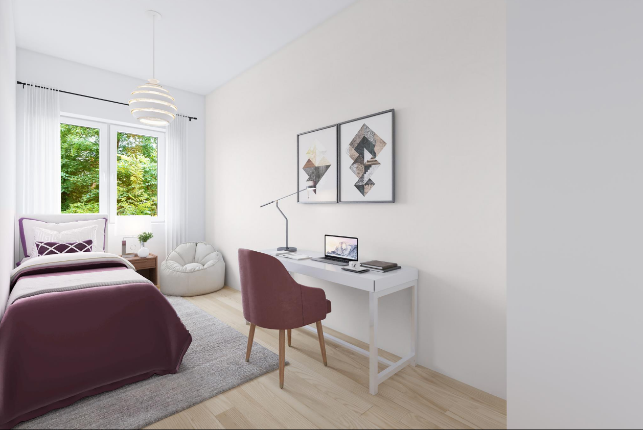 Illustrasjon soverom nr.2 Galleribilde