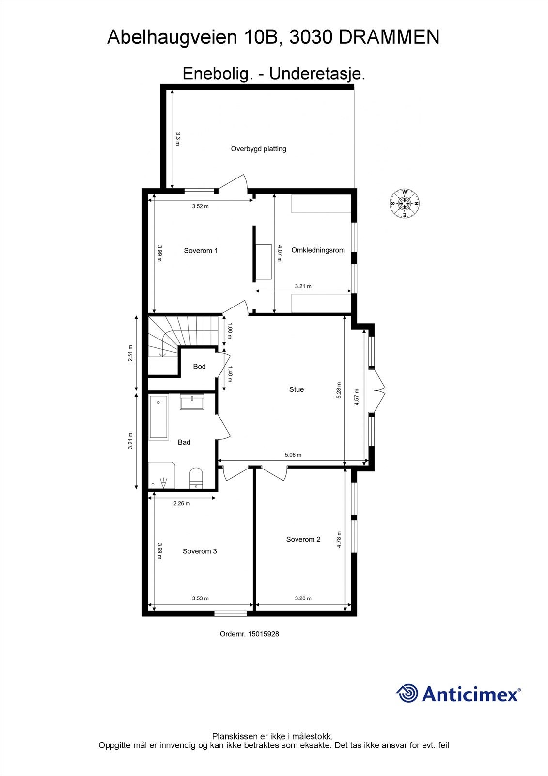 Plantegning u.etasje Galleribilde