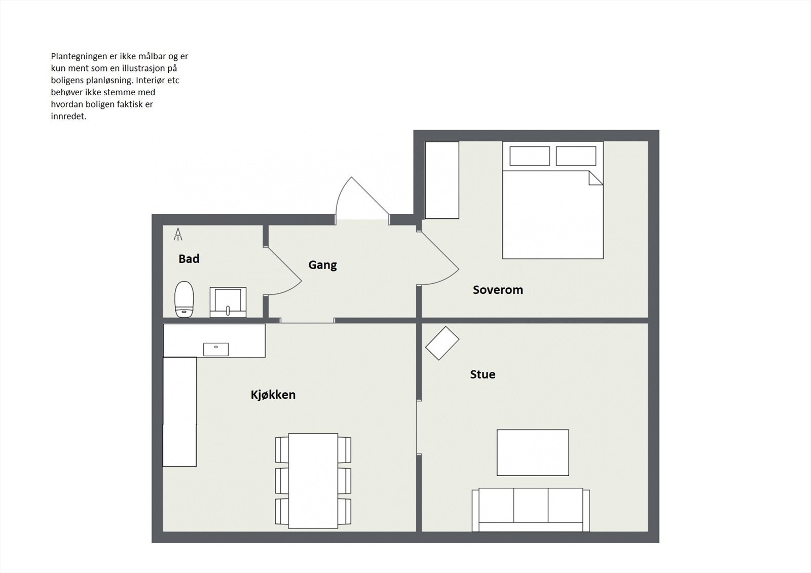 Plantegning Galleribilde