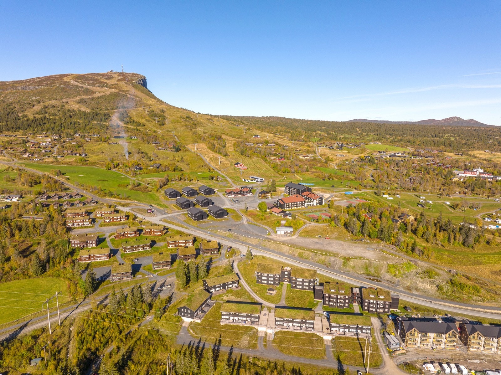 Det er gangavstand til alpinanlegget Galleribilde