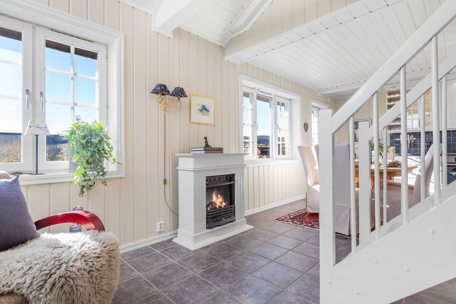 En praktisk gassovn bidrar til å sette den rette hyttestemningen Galleribilde