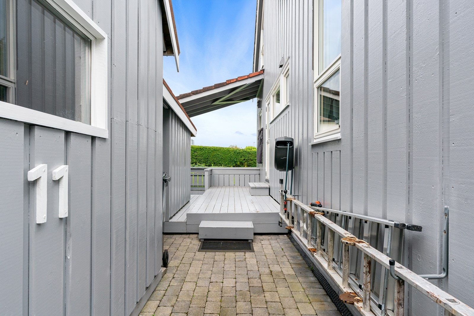 Terrasse på baksiden av boligen Galleribilde