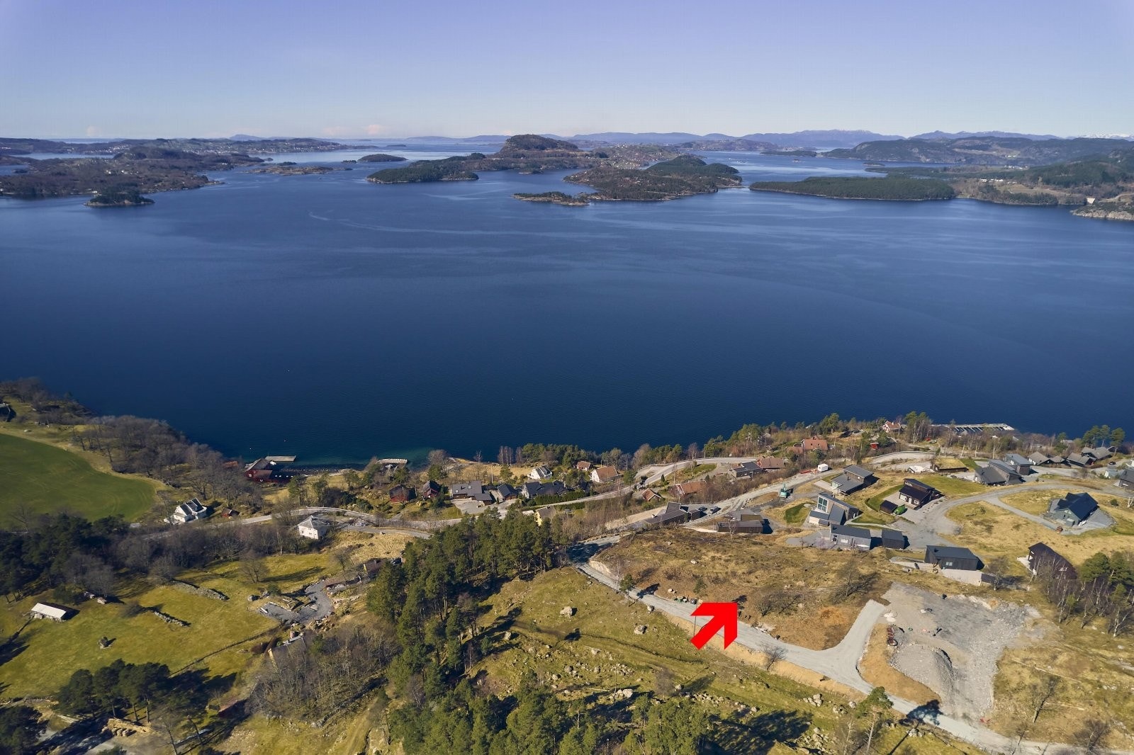 Dronebilde fra feltet Galleribilde