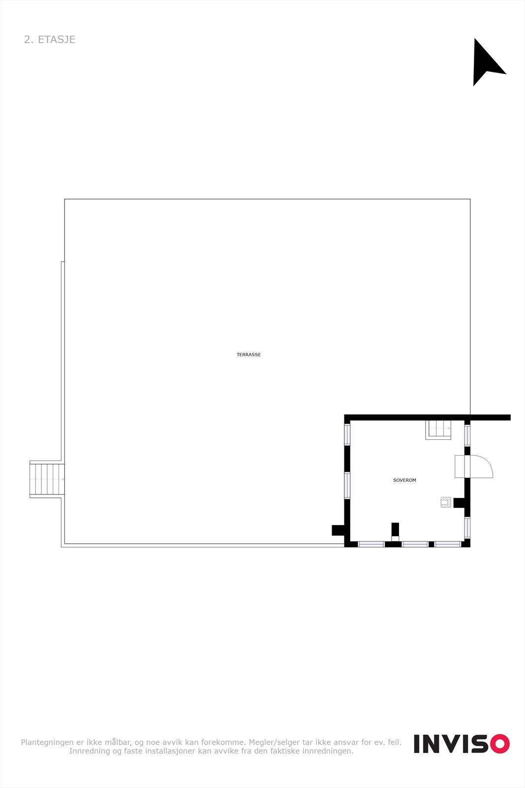 Plantegning 2. etasje Galleribilde