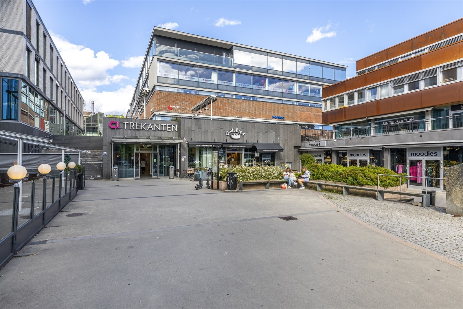 Trekanten senter i Asker sentrum. Galleribilde