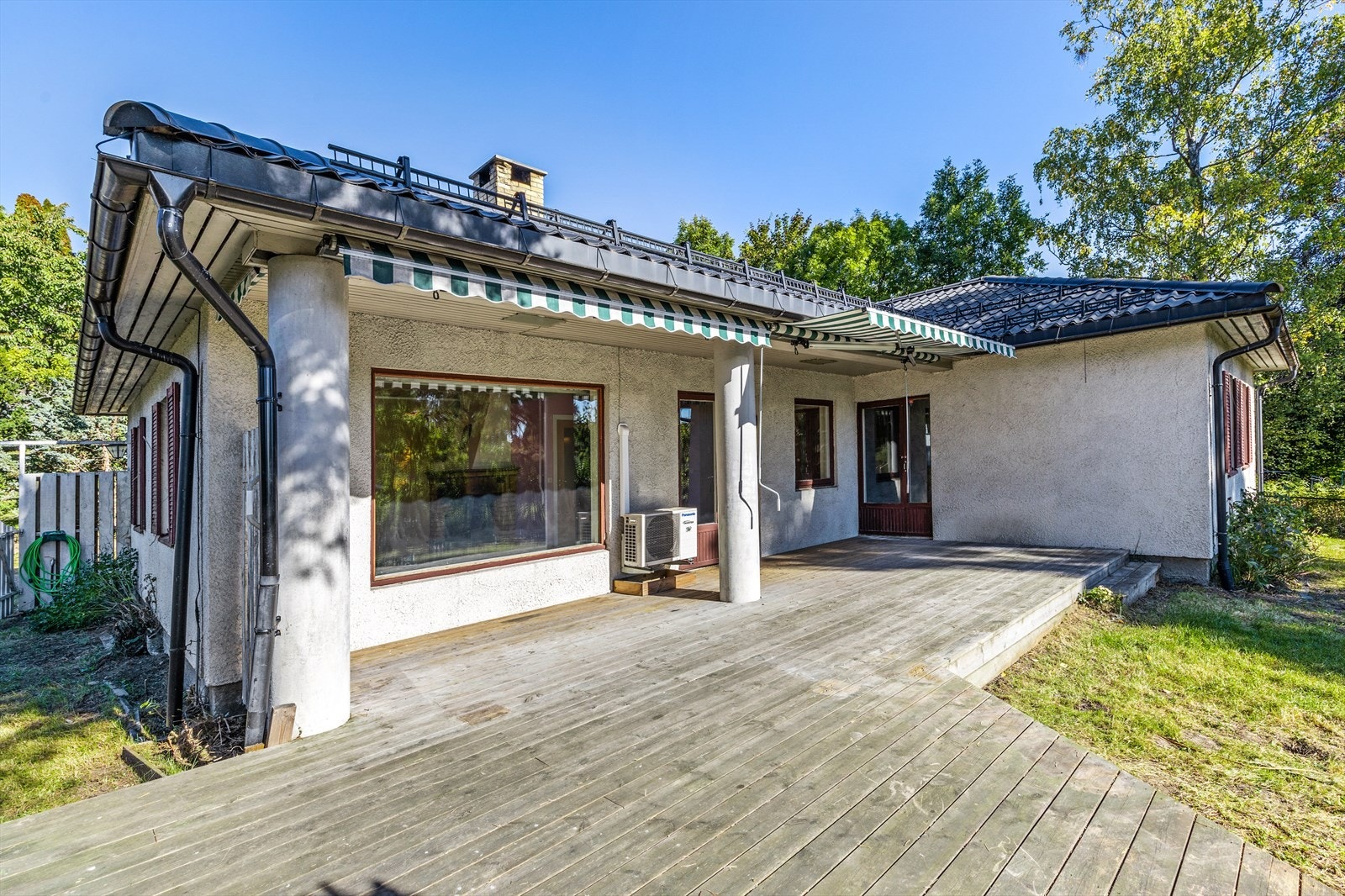 Dels overbygget terrasse. Galleribilde