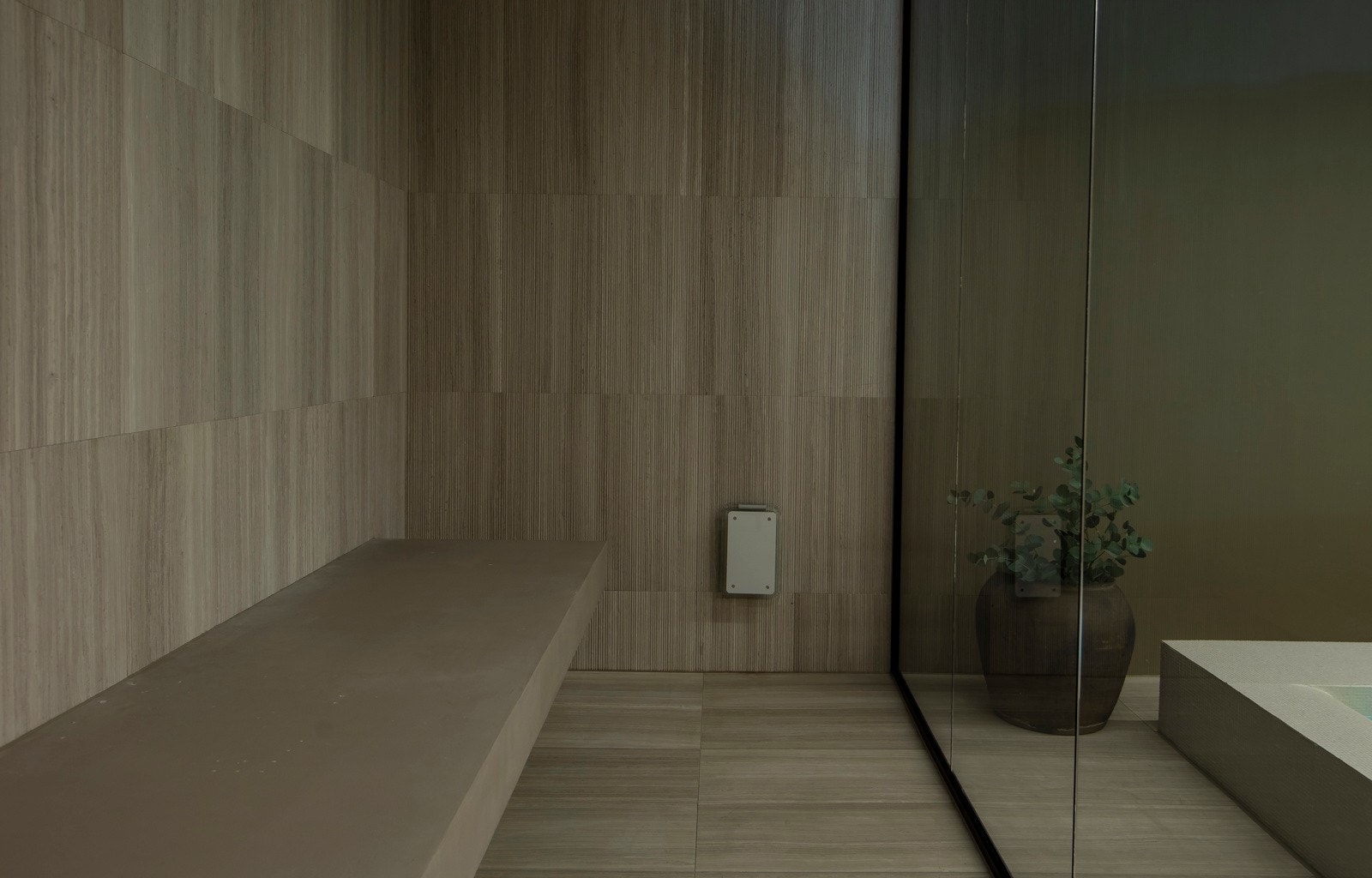 Steamrom i tilknyttning til spa-avdeling. Galleribilde