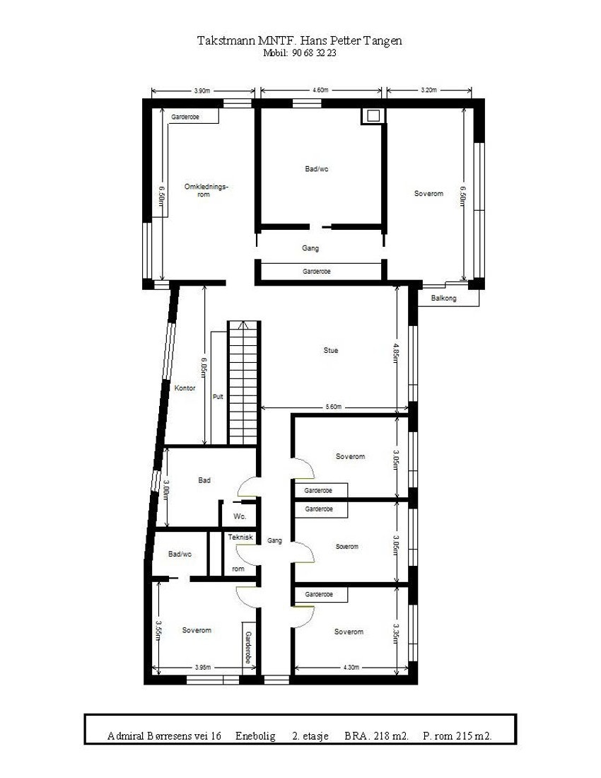 Admiral Børresens vei 16 - 2. etasje. Galleribilde