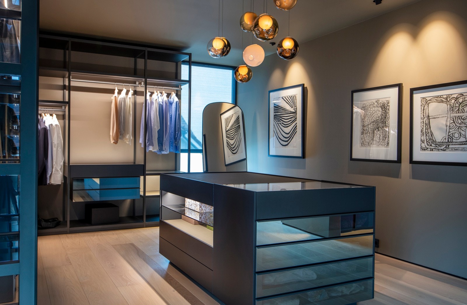 Omkledningsrom i tilknytning til masteravdelingen. Galleribilde