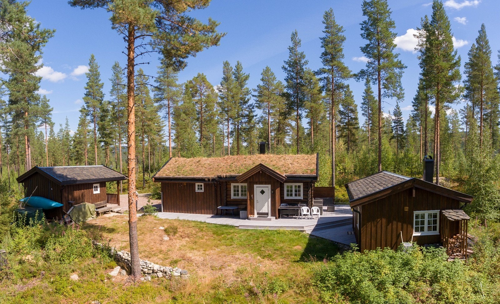 Hver tomt kan bebygges med inntil 120 kvm. Galleribilde