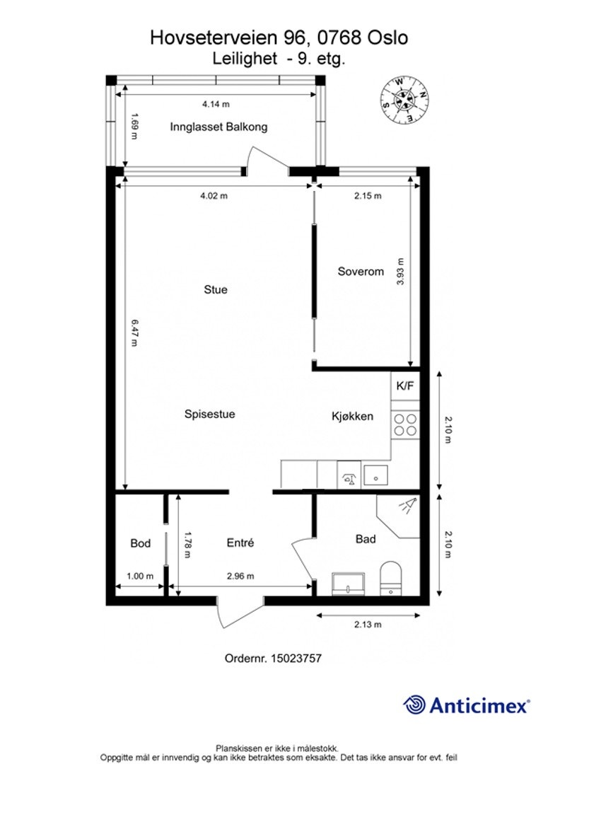 Plantegning Galleribilde
